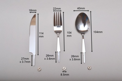 Budget Cutlery Set Kit (3 part)