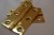 2½'' Polished Solid Brass Hinges (pair)