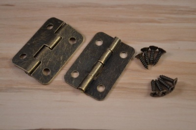 Antique Bronze Finish Hinge (pair)