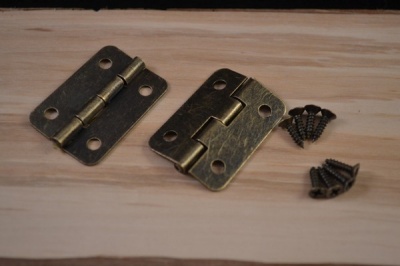 Antique Bronze Finish Hinge (pair)