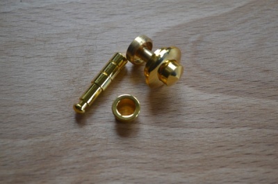 Brass / Gold Plated Push Button Box Catch