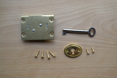 2'' Solid brass drawer / till lock