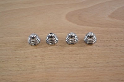 End Caps/ Finials Pack of 4 Many Finishes - prokraft
