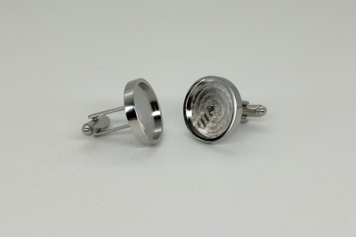 Stainless Steel Cufflink Blanks (pair)