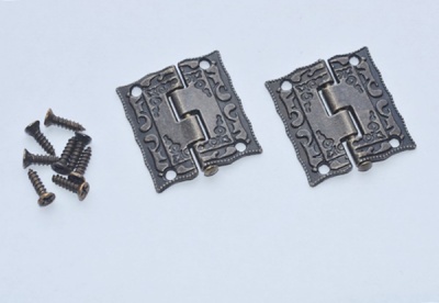 Embossed Box Hinges (pair)