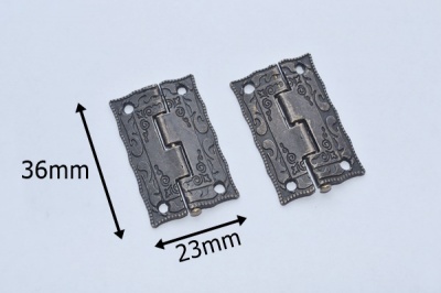 Embossed Box Hinge (pair)