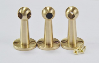 Fiddle Rail Range Solid Brass