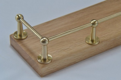 Fiddle Rail Range Solid Brass