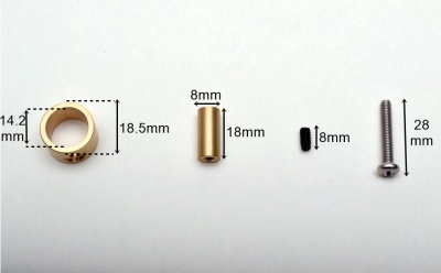 Solid Brass Handle Fitting Kit