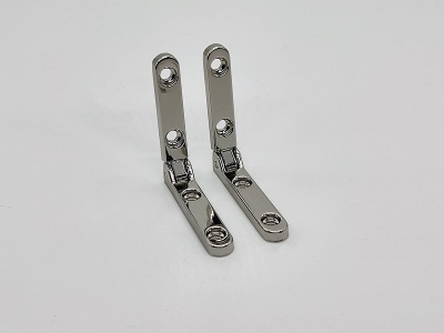 Standard Side Rail Hinges (pair) in Chrome Plating