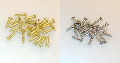 Premium brass screws (20/pack)