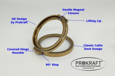 Premium Round Hinge 60mm