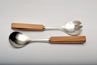 Salad Server Set - Stainless Steel