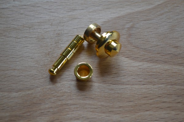 brass gold plated push button box catch prokraft