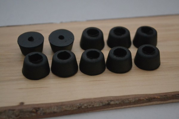 minature rubber bumpers