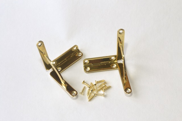 Solid Brass Quadrant Hinges (pairs) - prokraft