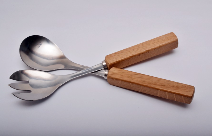 Salad Server Set Stainless Steel prokraft