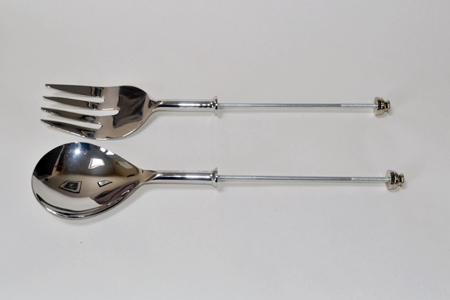 Spoons And Forks Set Wooden Spoon Set for Serving Salad Tongs for Serving Jabihome Salad Servers Salad Hand 3 Pc Set Wooden Utensils For Cooking