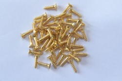 Brass Countersunk Head Screws (packs of 30 screws)