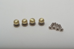 Solid Brass Small Knob Set Antiqued Finish