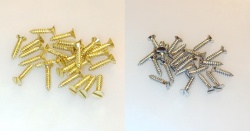 Premium brass screws (20/pack)
