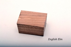 English Elm Bottle Stopper Blanks